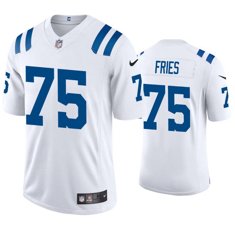 Men Indianapolis Colts #75 Will Fries Nike White Limited NFL Jersey